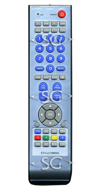 Пульт дистанционного управления для SUPRA tv STV-LC1995WL, STV-LC2695WL и др. / Elenberg tv LTV-2231 и др.
